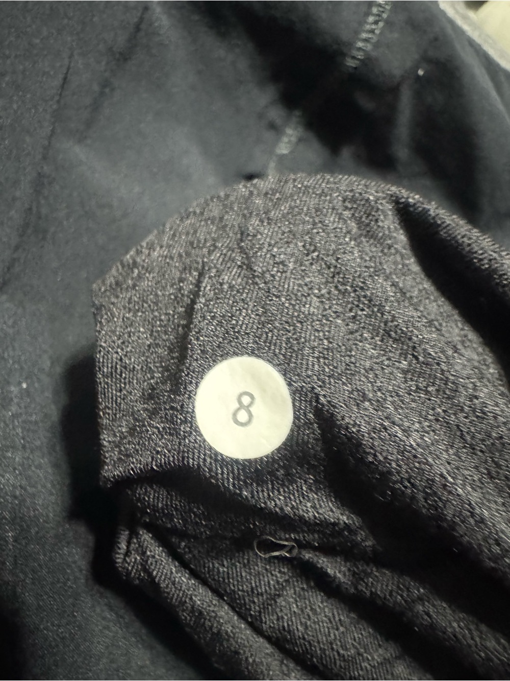 Lululemon Black & Grey Wide Waistband Cargo Hiking Pants Size 8